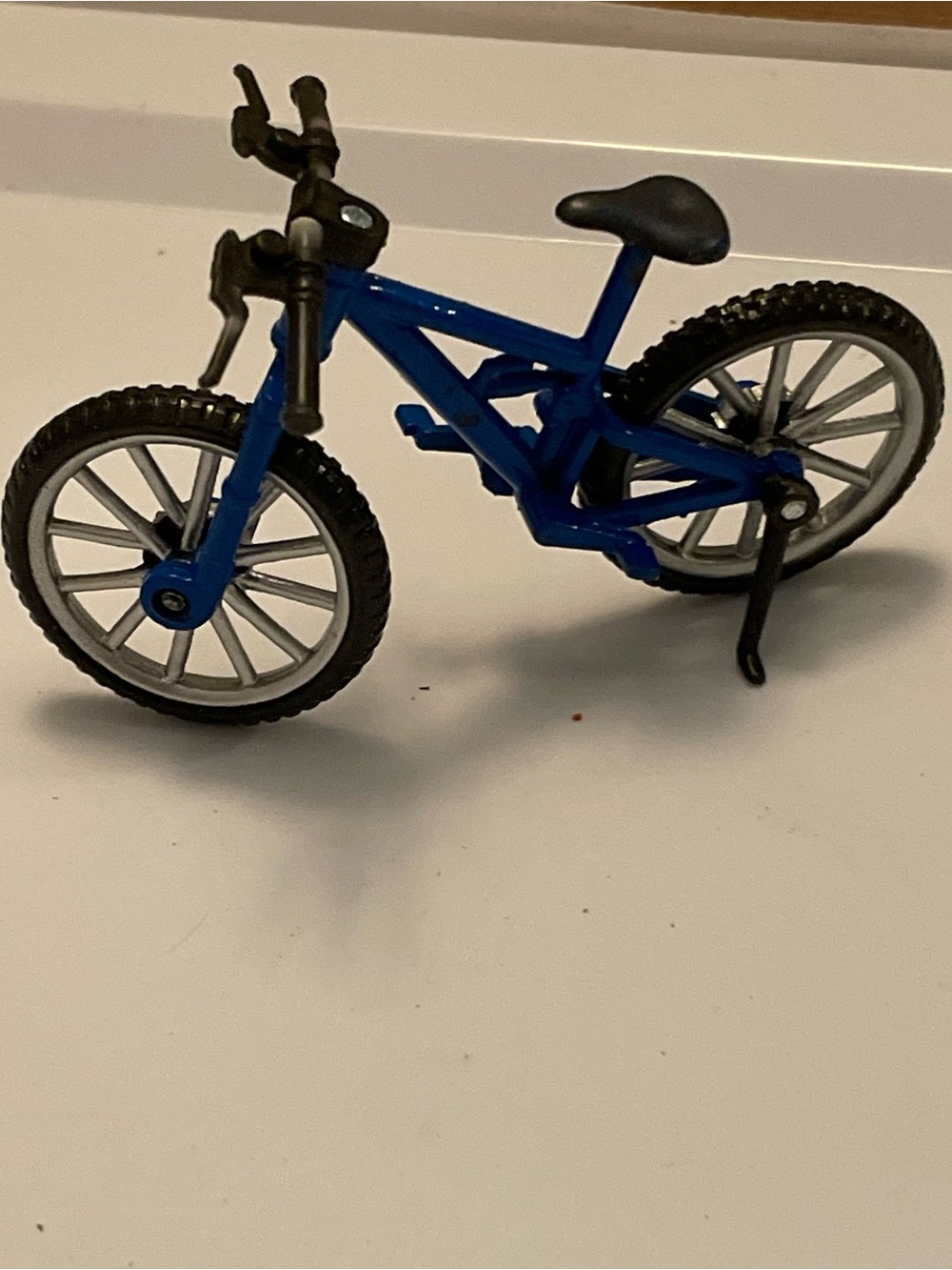 Blue Kids Toy Bicycle Miniature - Playset Accessory